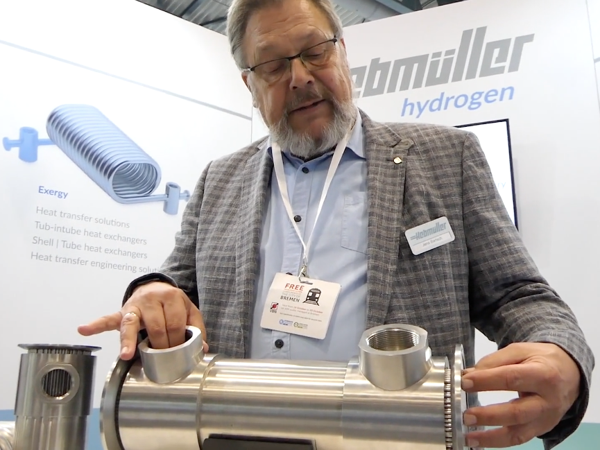 Hebmueller hydrogen Experte Jens Bartsch über Exergy Wärmetauscher
